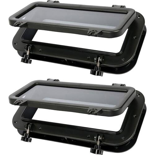 2pcs Plastic Ship Porthole Window Boat Porthole Hatch Deck Cabin Hardware