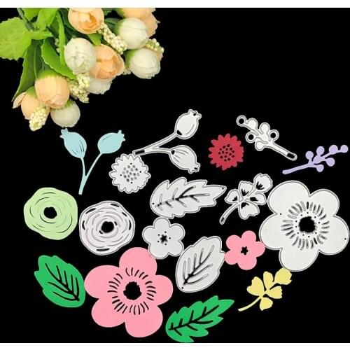 Julyarts Flower Dies for Card Making 2019 Metal Cutting Dies Scrapbooking DIY Photo Album Embossing Dies