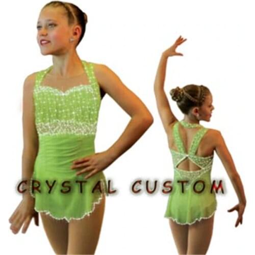 Hot Sales Kids Figure Skating Dresses Fashion New Brand Ice Skating Competition Dress DR3328