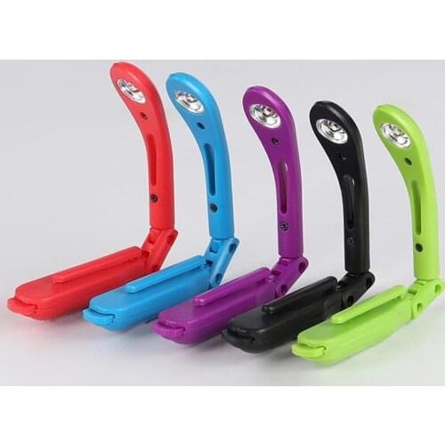 Mini Portable Foldable Led Reading Lamp With Clip Eye-protect Energy-saving Led Night Light Book Light Flexible Table Lights