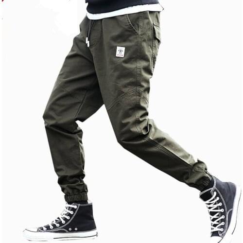 Men Corduroy Patchwork Pockets Cargo Pants 2021 Harem Joggers Harajuku Sweatpants Hip Hop Streetwear Trousers 5XL 6XL 7XL