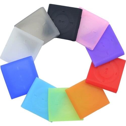 Soft Silicone New Candy Color Skin Case Cover for iPod Shuffle 4 6 7