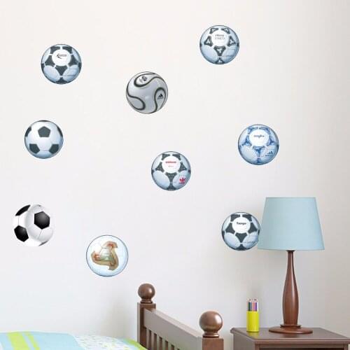 Childrens room wall stickers can be removed dormitory dormitory football stickers self-adhesive living room bedroom wall sticke