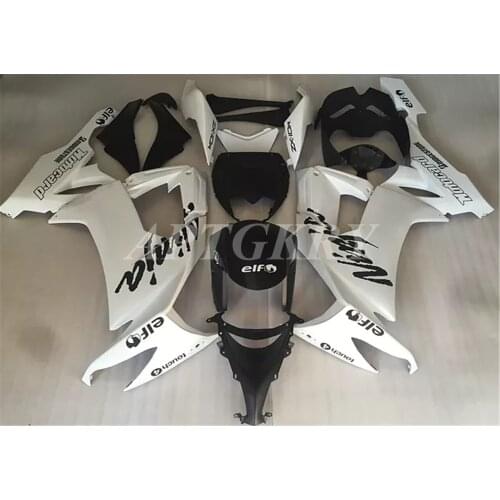 New ABS Plastic Shell Motorcycle Fairing kit Fit For kawasaki Ninja ZX10R 2008 2009 2010 08 09 10 ZX-10R White