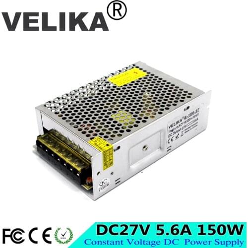 Variable Power Supply dc 27V 5.6A 150w Switching Power Source Adapter 110v 220v AC DC27V Converter For CNC CCTV Stepper Motor