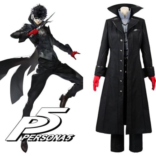Persona 5 Joker Cosplay Costume Persona 5 Full Set Uniform Halloween Carnival Cosplay Costume