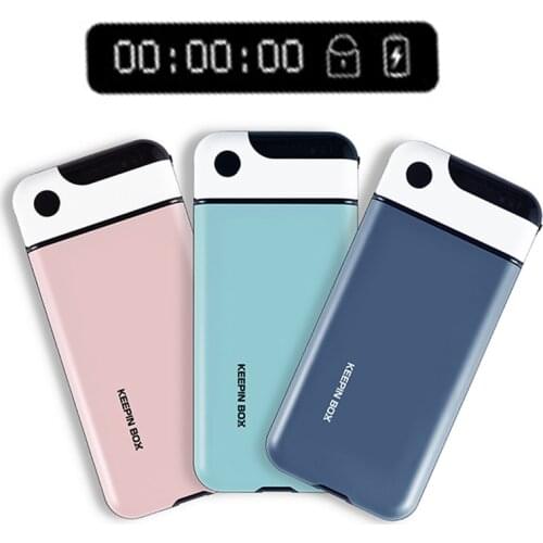 Phone Timer Lock Box Self-Control Phone Lock Box for Kids Students for Universal Mobile Phone self-discipline Timing Lock Box