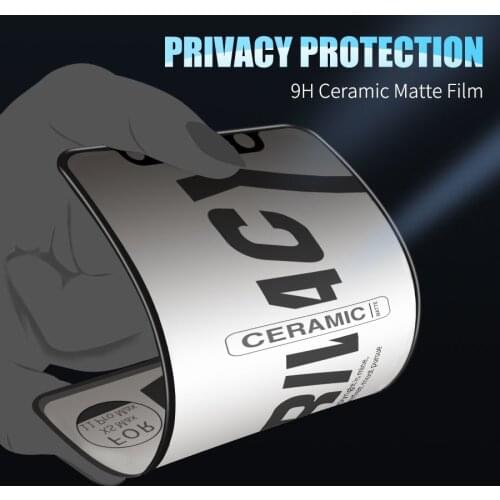 1-2PCS Matte Soft Ceramic Privacy Screen Protectors for IPhone 11 12 Pro Max X XS XR 7 8 6 S Plus SE Anti-spy Protective Film