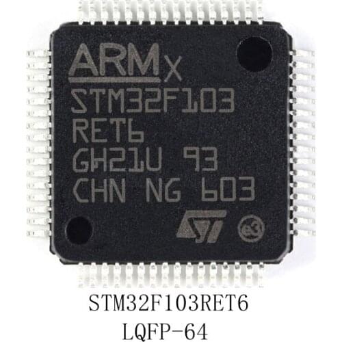 1pcs / lot STM32F103RET6 chip 32-bit microcontroller cortexm3 512k lqfp-64 is brand new 1 order