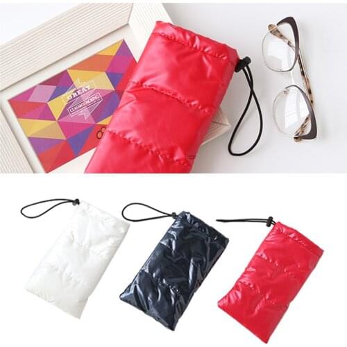 1pcs New Dust-proof Glasses Bag Multifunctional Sunglasses Case Bag Portable Eyeglass Storage Bag Fashionable Sunglasses Bag
