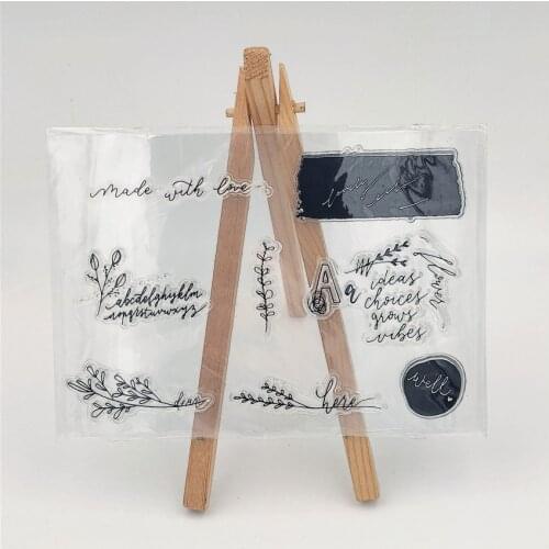 11*16cm Vines wheat Transparent Clear Stamps / Silicone Seals Roller Stamp for DIY scrapbooking photo album/Card Making