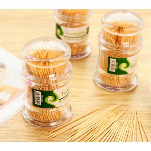 200PCS/ Box Disposable Toothpicks Wood Dental Natural Bamboo Toothpick For Home Restaurant Hotel Products Toothpicks Tools