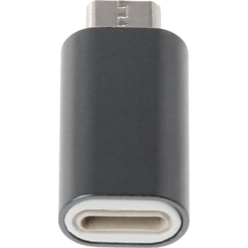 8Pin Lightning Female To Micro USB Male Adapter Converter For Android Cell Phone
