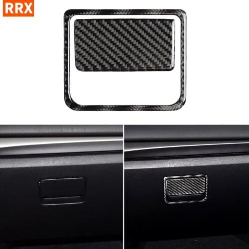 For Mazda3 Mazda 3 Axela BN 2017-2018 Car Accessories Carbon Fiber Co-pilot Storage Glove Box Door Handle Cover Sticker
