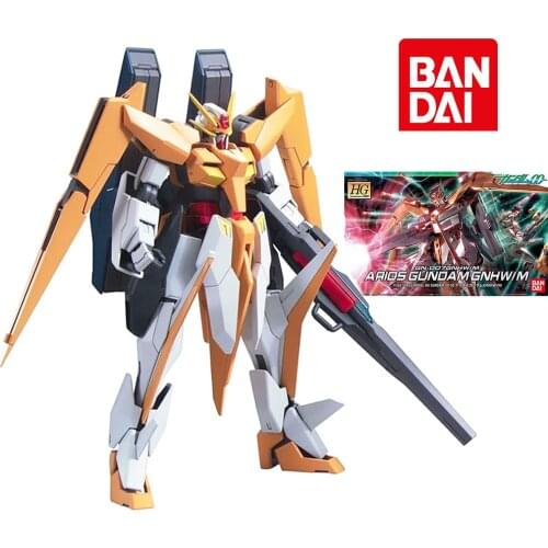 Bandai Gundam HG 050 1/144 GN-007 Arios GNHW/M Action PVC Anime Figura Model Collection Kids Toys Model Kit
