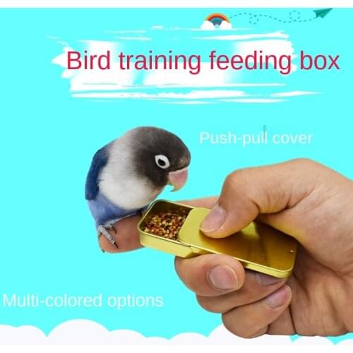 Parrot Training Jar Bird Special Bird Food Jar Food Push-Pull Food Container Starter Bird Training Supplies Bird Supplies