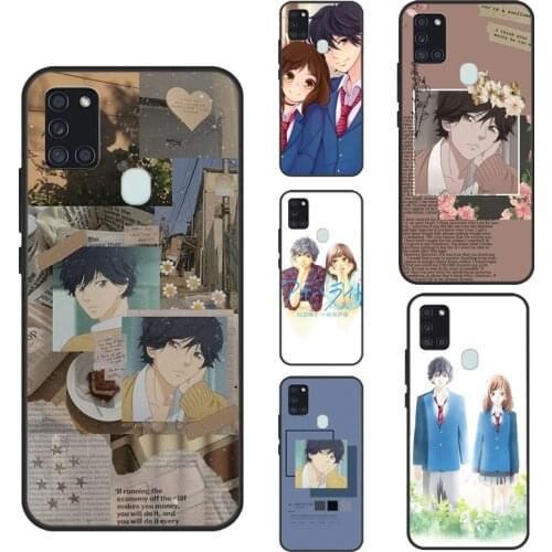 Ao Haru Ride Love Case For Samsung A52 A72 A32 A12 A51 A71 A11 A31 A01 A02S A40 A50 A70 A20e A21S Back Cover