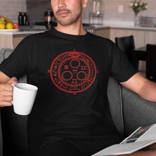 Silent Hill T Shirt Silent Hill Halo Of The SunSeal Of Metatron T-Shirt Print Short Sleeves Tee Shirt Cotton Tshirt