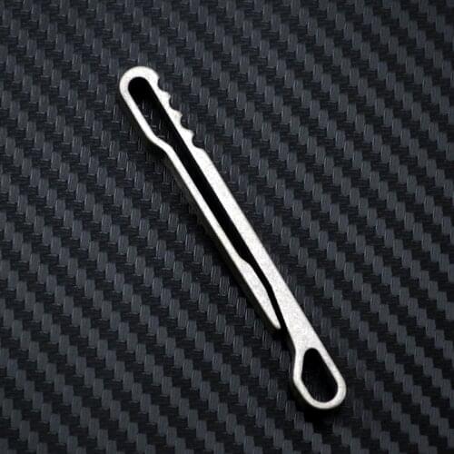 OEM Titanium Pocket Suspension Clip EDC. Flashlights Keys Tools Knife Keychain clip Ti