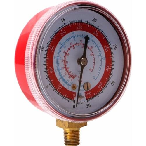Air Conditioner R410A R134A R22 Refrigerant High Pressure Gauge PSI KPA Red Wholesale dropshipping