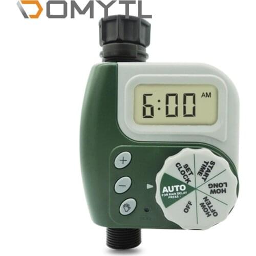 Outdoor Garden Irrigation Controller Plastic Watering Timer Programmable Automatic Electronic Autoplay Irrigator Tools