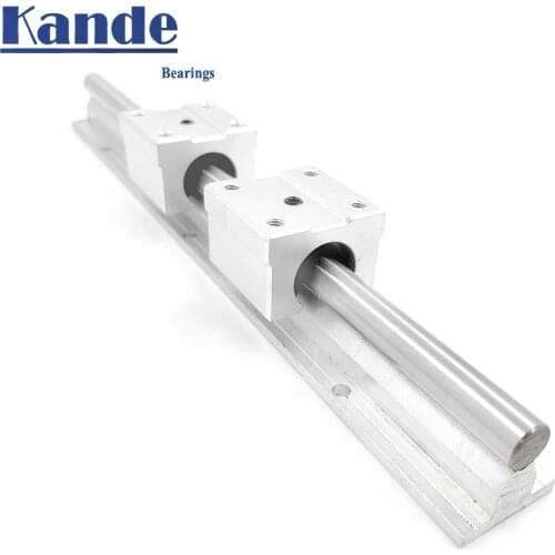 SBR linear rail 12mm SBR12 length 300 350 400 450 500 550 600 mm 1set: 1 pc linear guide SBR12 + 2 pcs SBR12UU blocks for CNC