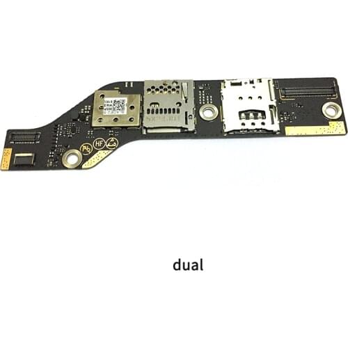 For Lenovo Yoga Tab2 1050 1050F 1050LC 1051F Sim Card Reader Tray Micro SD Memory Card Holder Slot Flex Cable Repair Parts