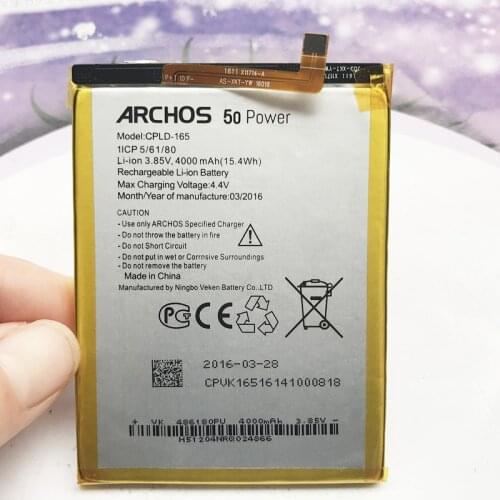 Original High Quality CPLD-165 4000mAh Battery For Archos 50 Power Battery