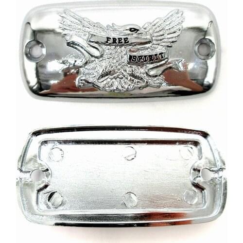 Front Billet Brake Master Cylinder Fluid Reservoir Cover Oil CapFor Honda Valkyrie Goldwing 1800 2001-2012 VTX 1800 2002-2011