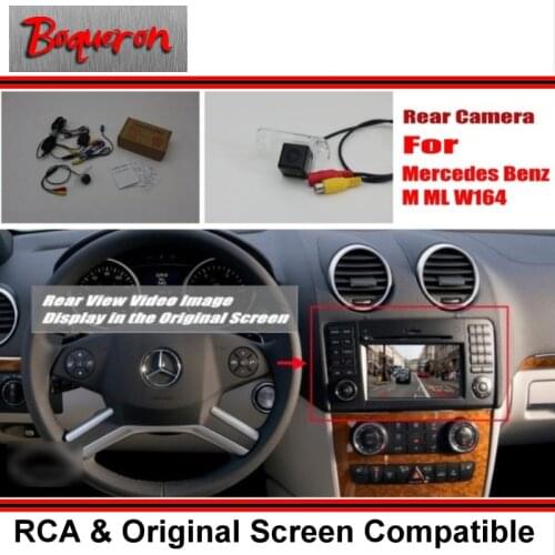 Back Up Reverse Camera For Mercedes Benz M ML W164 ML450 ML350 ML300 ML250 - Rear View Camera / RCA & Original Screen Compatible