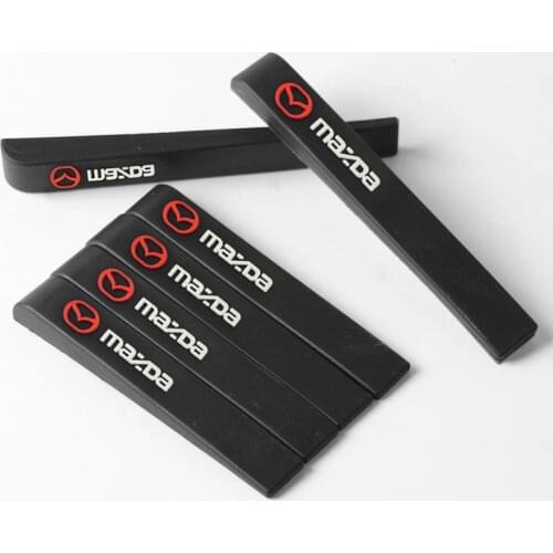 Rubber Car Door Protector Strip Car Door Bumper Edge Anti-collision Strip Sticker For Mazda Mazda 6 Mazda 3 Mazda 2 CX3 CX4 CX5