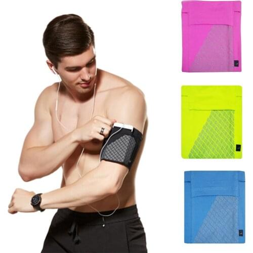Wrist Arm Running Sport Bag Elastic Mobile Phone Armband Sports Pouch Fitness Running Gym Bags For Women Men Run Exercise Bag