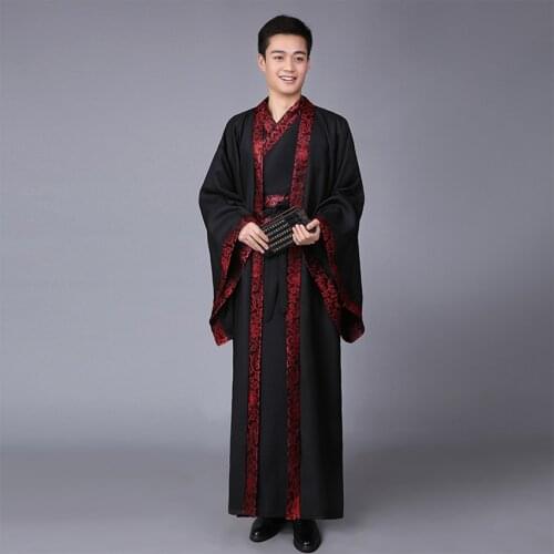 Chinese Traditional Hanfu Dress for Men Tangsuit Dynasty Asian Clothes Dance Costume Festival Outfits National Ancient Cosplay