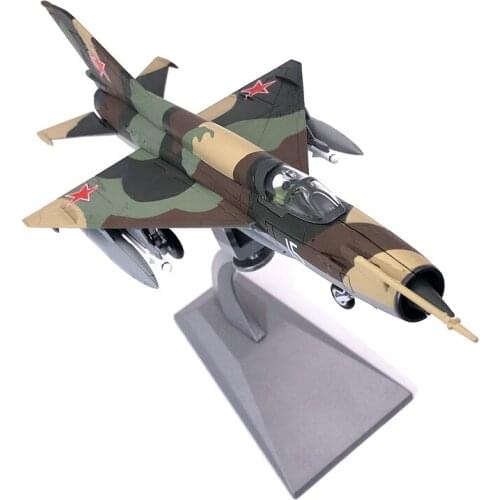 1/72 Scale Soviet Union Airforce MIG-21 Fighter Air Force Diecast Aircraft Plane Model Alloy AirlineToy