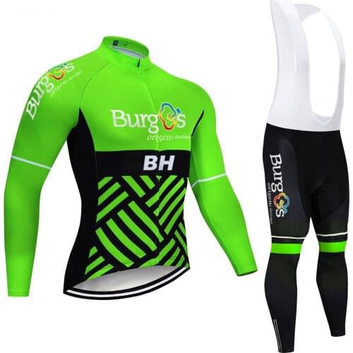 2021 Long Sleeve BH Cycling TEAM Jersey Sportswear Bike Pants MTB Ropa Ciclismo Quick Dry BICYCLING Maillot Culotte Clothing 20D