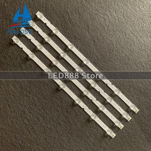 4pcs/set LED Backlight strip for TCL 49D6 49V2 49S2 4C-LB4907-ZM03J ZM-JN-F 19 4C-LB4907-ZM02J 4C-LB4907-HR01J 49HR330M07A0 V3