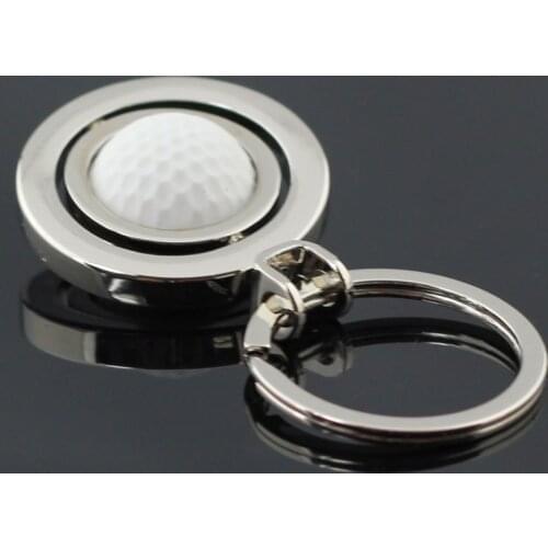 Golf keychain key ring high qualty sleutelhanger chaveiro innovative portachiavi llaveros hombre christmas gift free shipping
