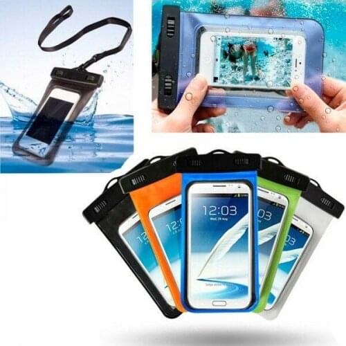 Funda de PVC estanca, sumergible e impermeable, para móvil, camara, ipod o iphone