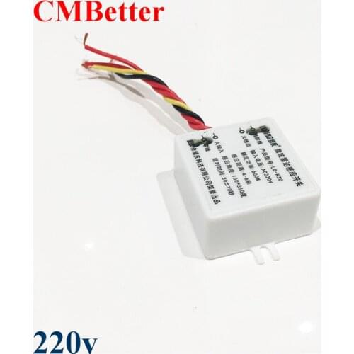 CMBetter AC220V-240V Microwave Radar Sensor Body Motion Detector switch AC220V For LED Light