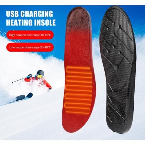 3.7V 1500mAh USB Electric Heating Insoles With Remote Control Winter Warm Heated Insoles Sport Shoes Pads For Skiing Hunting