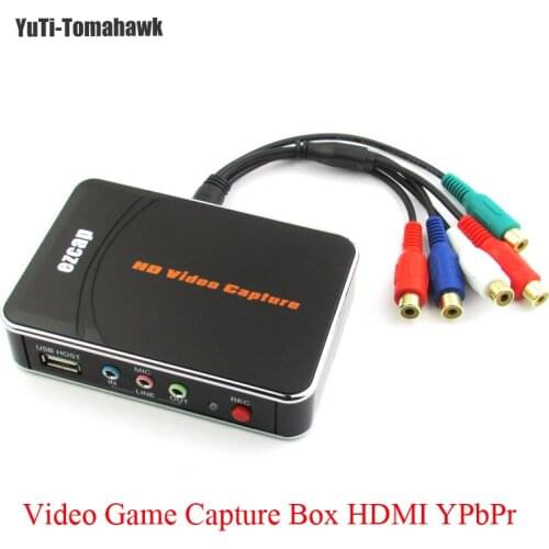 Ezcap HD Game Video Capture 1080P HDMI YPBPR Recorder For XBOX One/360 PS3 /PS4 with One Click No PC Enquired No Any Set-up