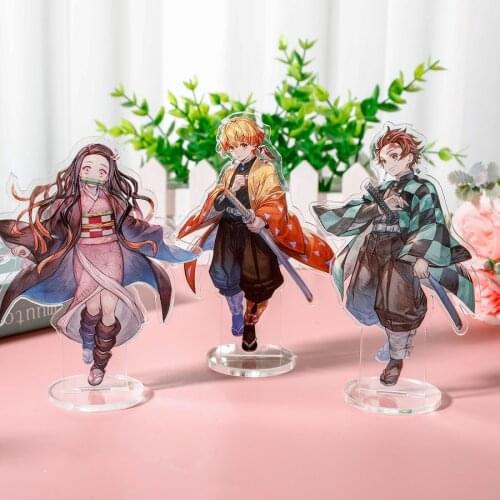 1 Pcs Demon Slayer Acrylic Desktop Standing Photo Figure Model Anime Kimetsu No Yaiba Kamado Tanjirou Nezuko Kanawo Zenitsu