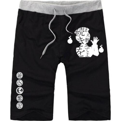 Anime Toilet-bound Jibaku Shounen Hanako-kun Hanako kun cosplay costume shorts cotton summer men pants