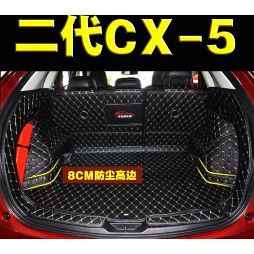 Car trunk mat for Mazda CX-5 2017 2018 2019 2020 Cargo Liner Interior Accessories Carpet car styling Foot Trunk mat