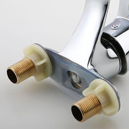 Kitchen Faucet Sink Faucet Double Hole Single Lever Bathroom Basin Water Tap X4YD