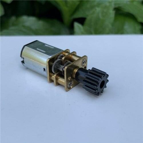 Mini GA12-N20 DC reduction motor DC3V-6V 35-70rpm precision metal gearbox D-shaft for electronic door lock DIY Smart toy car