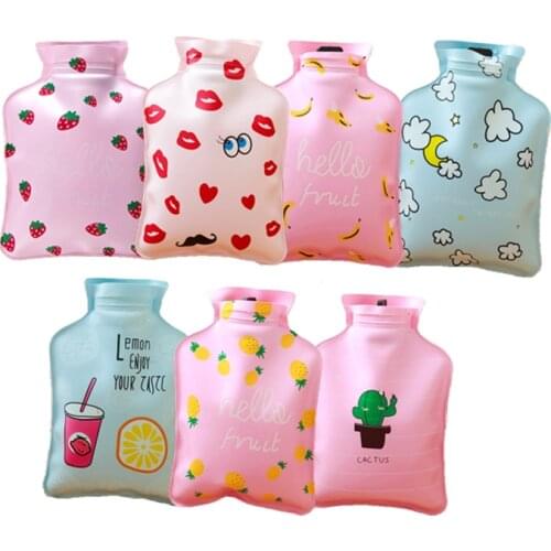 Mini Small Cartoon Portable Hot Water Bag Water Injection Storage Bag Hand Warm Water Bottle Cute Hot Water Bottles 9 styles
