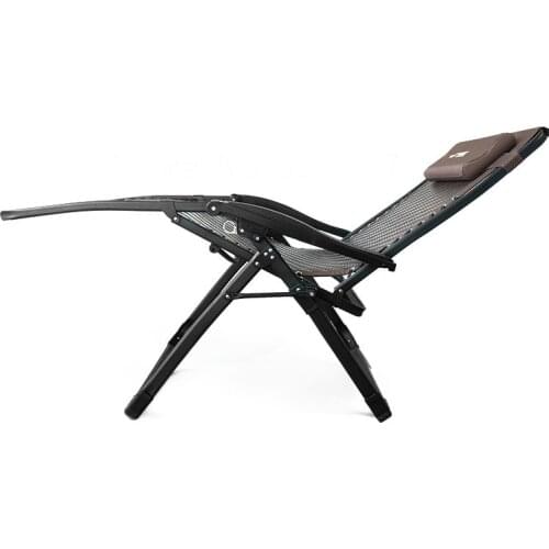 Rattan woven reclining chair rattan chair folding lunch break summer cool chair armchair portable backrest household lazy chair