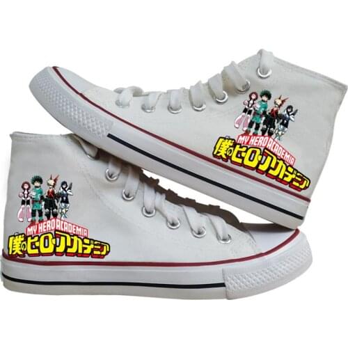 Unisex Anime Cosplay My Hero Academia Casual Canvas Shoes Sneakers