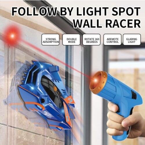 RC Car Toy Air Hogs Zero Gravity Laser Racer Wall Climbing Car Remote Control Accessories Wall Climbing Race Car Toy for Kids
